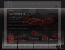 Tablet Screenshot of mazdaelsalvador.com